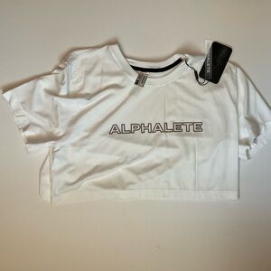 Alphalete Kids White Short Sleeve Tee